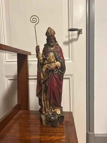 Zeldzaam oud beeld Sint Servaas, beschermheilige Maastricht beschikbaar voor biedingen