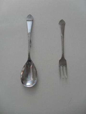 gero gromalco jamlepel en gero zilmeta taartvorkje beschikbaar voor biedingen