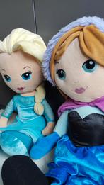 Frozen Knuffels Elsa & Anna, Kinderen en Baby's, Speelgoed | Knuffels en Pluche, Ophalen of Verzenden, Zo goed als nieuw, Overige typen