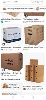 Gezocht: verhuisdozen in De Bilt / Bilthoven, Doe-het-zelf en Verbouw, Kratten en Dozen, Ophalen of Verzenden