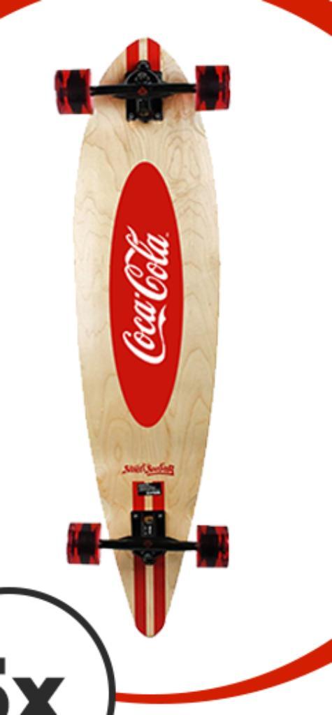 Coca-Cola longboard, Sport en Fitness, Skateboarden, Nieuw, Skateboard, Longboard, Ophalen of Verzenden
