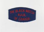The Black Watch R.H.R. Canada Embleem, Ophalen of Verzenden, Landmacht, Engeland, Embleem of Badge