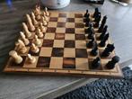Mooi vintage compleet schaakspel (opvouwbaar) in zeer nette, Een of twee spelers, Ophalen of Verzenden, Zo goed als nieuw, Homas