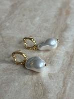 Oorbellen goud met parel, Sieraden, Tassen en Uiterlijk, Oorbellen, Overige materialen, Verzenden, Nieuw, Met edelsteen
