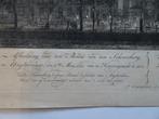 Ets brand schouwburg Amsterdam Keizersgracht Bogerts 1772, Antiek en Kunst, Verzenden