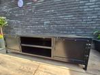 Stoer industrieel metalen tv meubel 1.50x40x42, Ophalen, Gebruikt, 100 tot 150 cm, Minder dan 100 cm