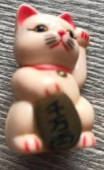 Kleine Chinees geluk’s katje Maneki Neko, Ophalen of Verzenden, Zo goed als nieuw