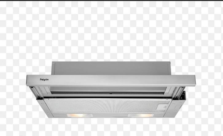 Pelgrim afzuigkap grijs, Witgoed en Apparatuur, Afzuigkappen, Nieuw, Inbouw, Overige typen, Minder dan 200 m³ per uur, Ophalen of Verzenden