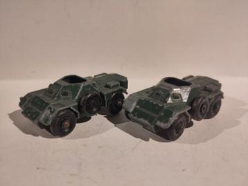 2x Lesney Matchbox Ferret Scout Car beschikbaar voor biedingen