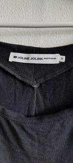 Zwarte 100% wol jurk Joline Jolink medium sjaal, Gedragen, Joline Jolink, Knielengte, Maat 38/40 (M)