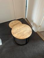 Bijzet tafels, Huis en Inrichting, Tafels | Bijzettafels, Minder dan 45 cm, Minder dan 55 cm, Gebruikt, Rond