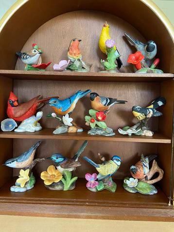 Verzameling vogels fine porcelain, the franklin mint 1986 beschikbaar voor biedingen