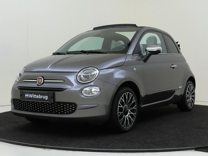 Fiat 500C 1.0 Hybrid Dolcevita | Cabriolet | Elektrisch cabr, Auto's, Fiat, Bedrijf, Te koop, 500C, ABS, Airbags, Airconditioning