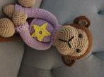 Gehaakte knuffel aap, Kinderen en Baby's, Speelgoed | Knuffels en Pluche, Ophalen of Verzenden, Nieuw, Overige typen