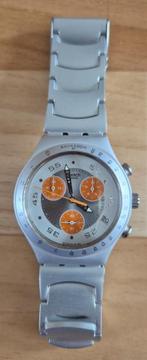 Swatch Irony Chrono Nikitis YCS4032AG horloge., Sieraden, Tassen en Uiterlijk, Horloges | Heren, Staal, Staal, Polshorloge, Swatch
