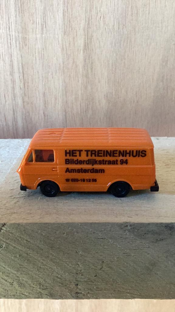 Herpa VW LT éénmalige oplage HET TREINENHUIS AMSTERDAM nieuw, Hobby en Vrije tijd, Modelauto's | 1:87, Nieuw, Auto, Herpa, Ophalen of Verzenden