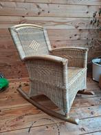 Gratis rotan schommelstoel, Huis en Inrichting, Stoelen, Ophalen, Gebruikt, Bruin, Eén