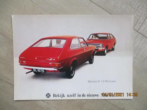 Morris Marina en Morris Van & Pick - Up folders . !!, Boeken, Catalogussen en Folders, Zo goed als nieuw, Catalogus, Ophalen of Verzenden