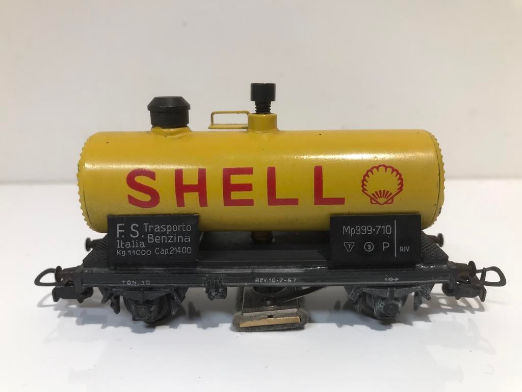 Pocher H0 159 Shell railreinigingswagen ca. 1960, Hobby en Vrije tijd, Modeltreinen | H0, Overige merken, Gebruikt, Gelijkstroom of Wisselstroom