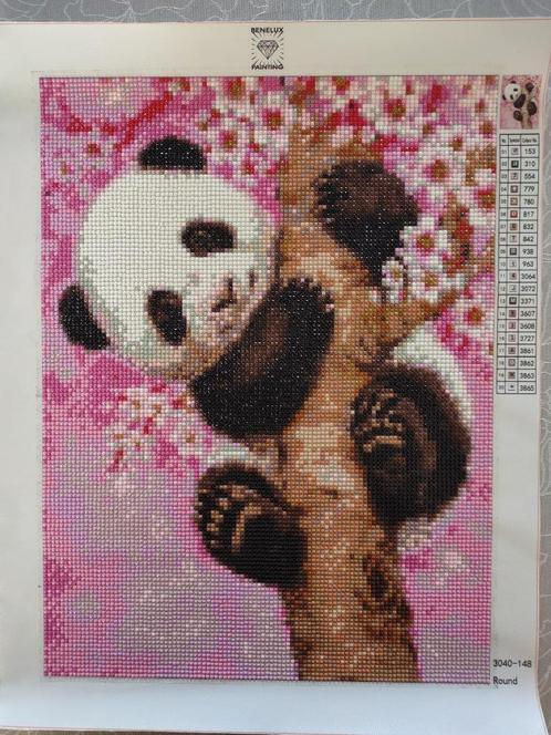 Diamond painting van reuzenpanda, Hobby en Vrije tijd, Knutselen, Nieuw, Knutselwerk, Ophalen