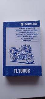 Instructieboekje Suzuki TL 1000 S, 1998, Ophalen of Verzenden, Suzuki