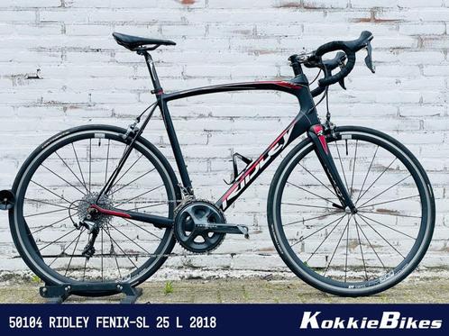 Ridley Fenix-sl 25 Zwart/wit/rood L 2018, Fietsen en Brommers, Fietsen | Racefietsen, Gebruikt, Overige merken