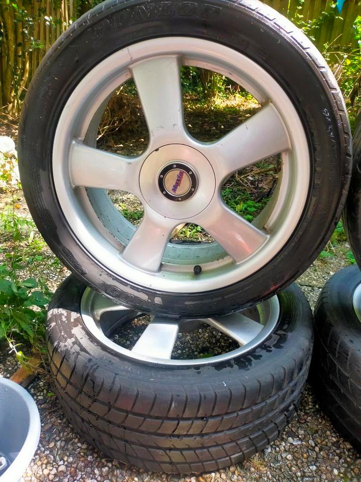 Aluminium Velgen met Banden -16 en 18 inch, Auto-onderdelen, Banden en Velgen, Banden en Velgen, Zomerbanden, 18 inch, 245 mm