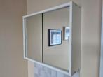 Spiegelkastje met 2 plankjes, Huis en Inrichting, Badkamer | Badkamermeubels, Ophalen, 50 tot 100 cm, Minder dan 25 cm, Minder dan 100 cm