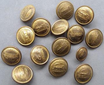 1900-1920 Knopen NS Nederlands Spoorwegen Trein Locomotief beschikbaar voor biedingen