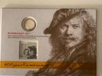 400 jaar Rembrandt 5 euro + postzegels, Setje, Koningin Beatrix, Zilver, Euro's