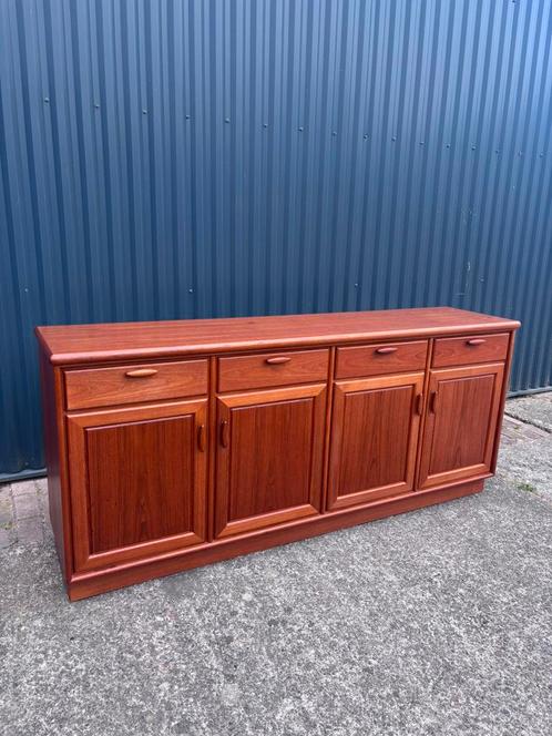 Vintage dressoir lowboard teak kast, Huis en Inrichting, Kasten | Dressoirs, Gebruikt, 25 tot 50 cm, Ophalen