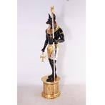 Egyptian Anubis beeld with Base – Egypte Hoogte 239 cm, Verzamelen, Nieuw, Ophalen