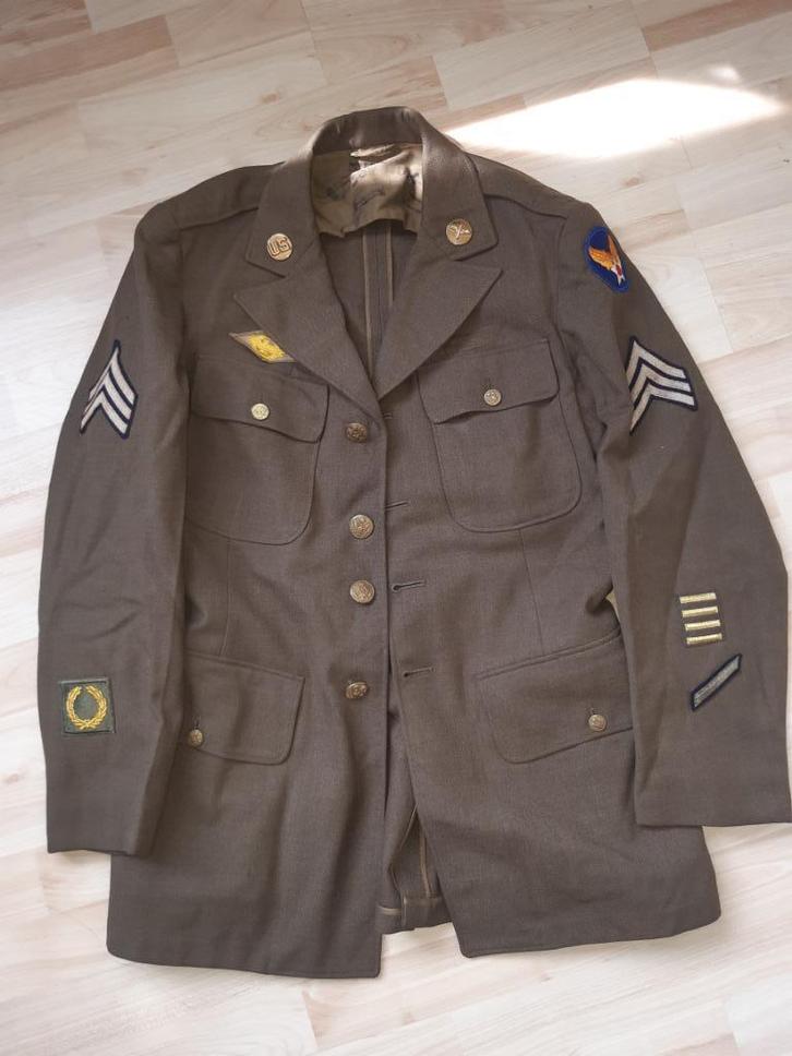 WW2 US, verschillende jassen, meerdere Class A's, enlisted, Verzamelen, Militaria | Tweede Wereldoorlog, Landmacht, Kleding of Schoenen