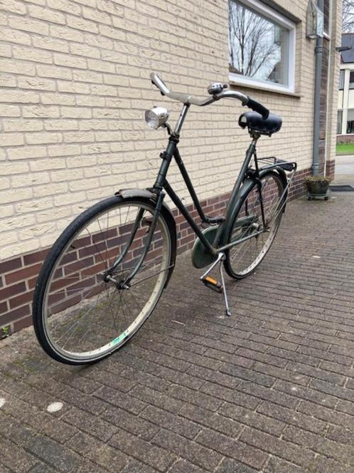 Dames fiets 57 cm cafe fiets stationsfiets, Fietsen en Brommers, Fietsen | Dames | Damesfietsen, Gebruikt, 56 cm of meer, Ophalen