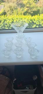 Servies set Kristal, Antiek en Kunst, Antiek | Glas en Kristal, Ophalen of Verzenden