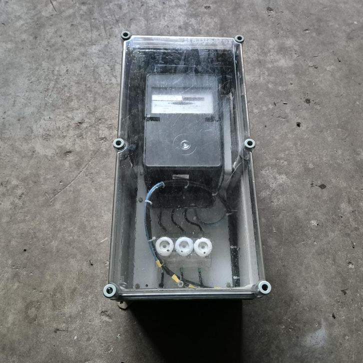 HALYESTER GROEPENKAST MET STROOMMETER KWH 3 FASE 400 VOLT, Doe-het-zelf en Verbouw, Bouwverlichting, Gebruikt