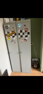 2 metalen lockers, Ophalen, Gebruikt