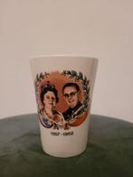 Herdenkingsbeker 25 jaar Juliana & Bernhard, Verzamelen, Ophalen of Verzenden, Gebruikt, Nederland, Servies