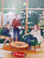 Koektrommel winterlandschap, Ophalen of Verzenden