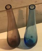 IKEA Handgeblazen Glazen Vazen - Blauw & Paars, Ophalen, Gebruikt, Overige kleuren, Glas