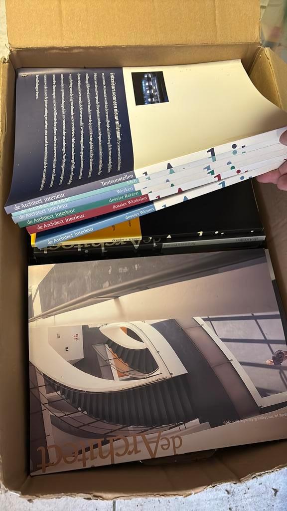 De architect maandblad jaargang 1996-2001, Boeken, Kunst en Cultuur | Architectuur, Gelezen, Architectuur algemeen, Ophalen