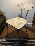 Leuk vintage formica stoeltje. Klassieker!, Ophalen of Verzenden, Zo goed als nieuw, Eén