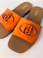 LIU.JO Lederen slippers origineel maat 37, Instappers, Nieuw, Oranje, Ophalen of Verzenden