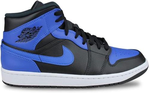 NIKE AIR JORDAN 1 MID Voor mannen Maat 10.5/44,5 NIEUW, Kleding | Heren, Schoenen, Nieuw, Sportschoenen, Blauw, Ophalen of Verzenden