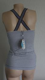 nieuw wit grijs SANDWICH top, Kleding | Dames, Tops, Verzenden, Nieuw, Zonder mouw, Maat 34 (XS) of kleiner