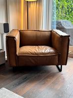 Grote leren loveseat Salvador van NOUS Living | cognac, Huis en Inrichting, Fauteuils, Ophalen, Zo goed als nieuw