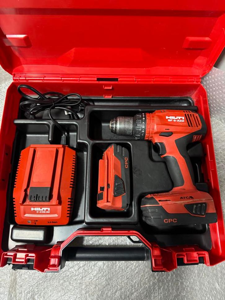 Hilti SF 6-A22 Boor- en Schroefmachine, Doe-het-zelf en Verbouw, Gereedschap | Boormachines, Gebruikt, Boor- en Schroefmachine