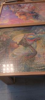 Twee ingelijste puzzels 50x70lijsten, Minder dan 50 cm, Ophalen of Verzenden, Zo goed als nieuw, 75 tot 100 cm