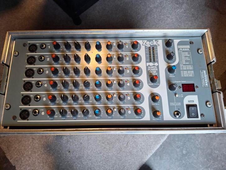 ZECK VERSTERKER MENGPANEEL, Muziek en Instrumenten, Mengpanelen, Zo goed als nieuw, Ophalen