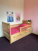 Kinderbed hout, 70 tot 85 cm, Ophalen of Verzenden, Zo goed als nieuw, Matras